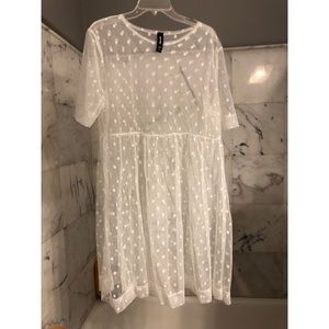 Agnes & Dora Mesh Dress/Cover Up